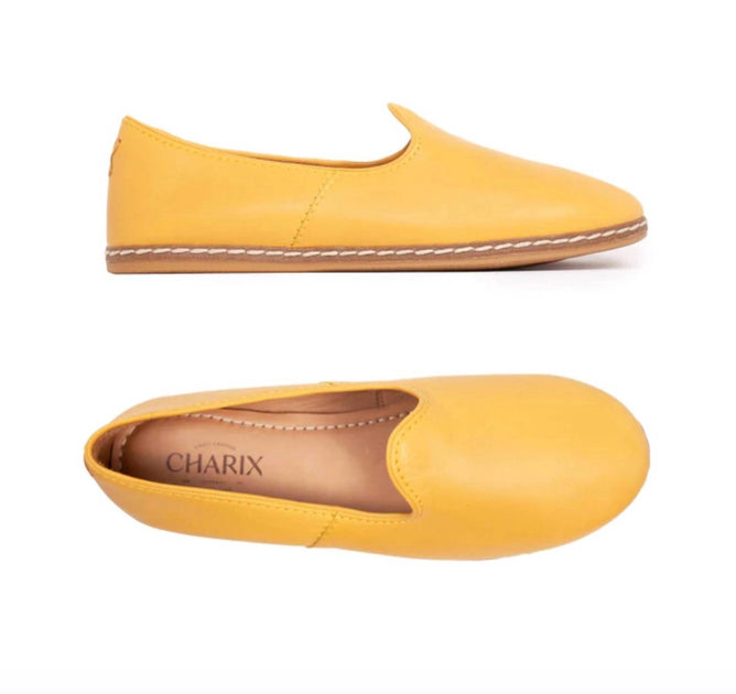 Charix Slip-On Flat Shoes Yellow EU 40 2