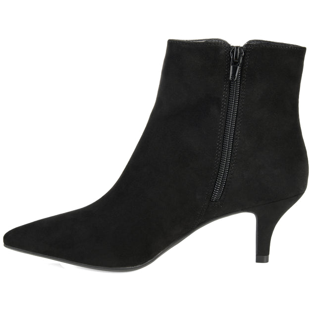 Journee Collection Isobel Stiletto Booties Brown 7.5 3