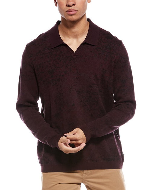 John Varvatos Oliver Sweater Red Small 2