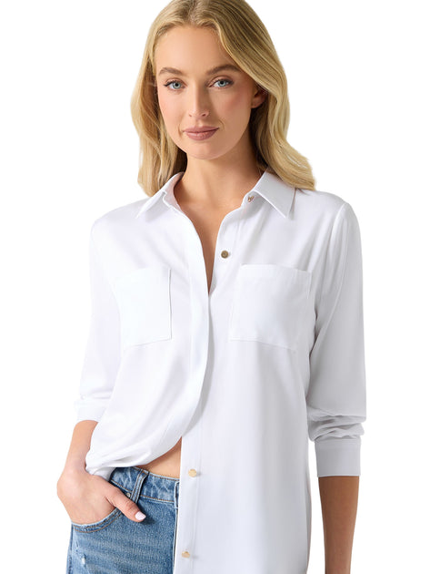 Guess Factory LS Olinda Satin Blouse Multi Medium 4
