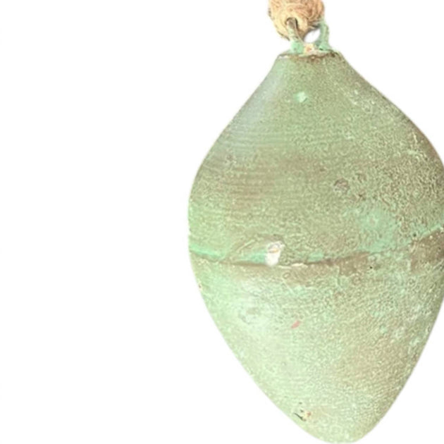 Gold Eagle Rustic Clay Turquoise Pear Ornament 10.16 cm 3