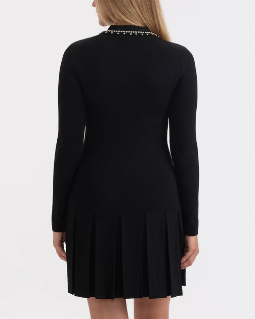 Ellen Tracy Knit Dress Black Large 3