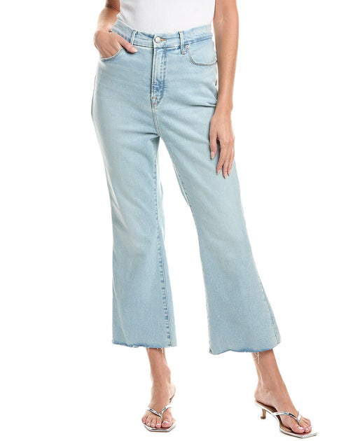 Good American Good Legs Cropped Mini Bootcut Indigo Jean Blue US 22 2