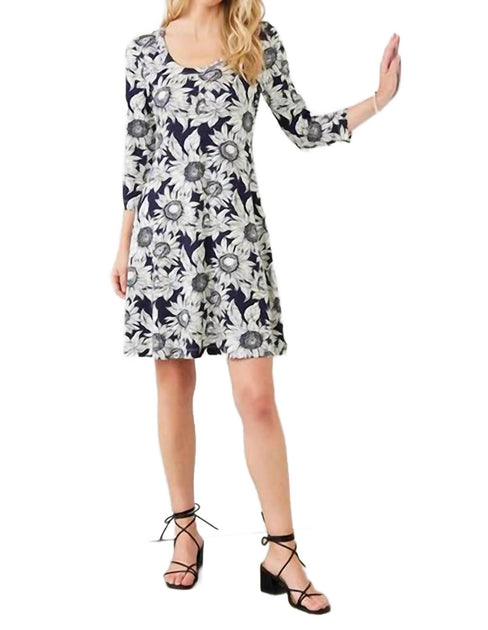 Karen Kane A-Line Dress Multi Medium 2