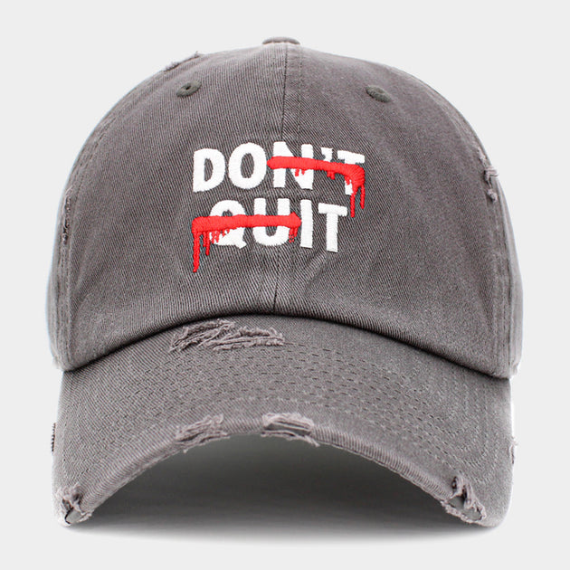 FASHNZFAB Dont Quit Baseball Cap Blue 4