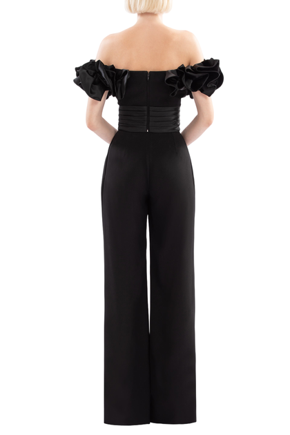 Saiid Kobeisy Ruffled Corset Black EU 36 4