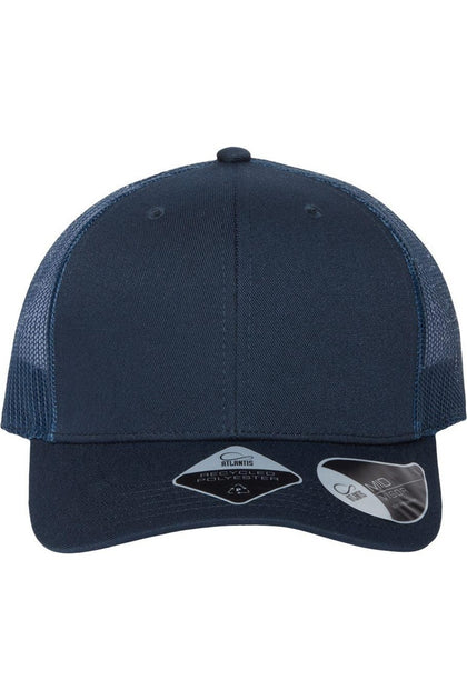 Atlantis Headwear Sustainable Trucker Cap Blue One Size 2