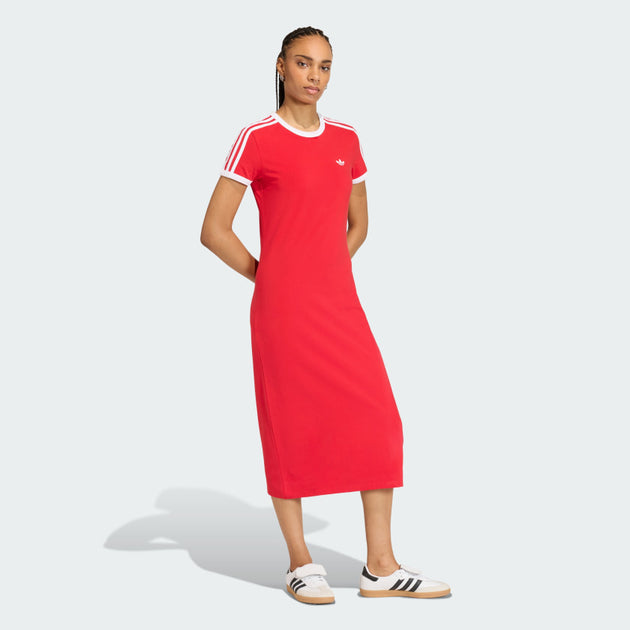 adicolor 3-stripes knit v-neck dress adidas Women's 3 Stripes (slim) Linda 1051