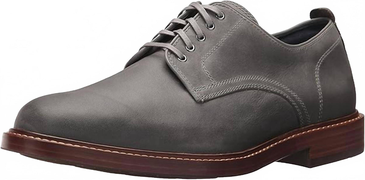 Cole Haan Tyler gray leather grand os lace up oxford Cole Haan Mens Tyler GrandOs Oxford Size 9.5 M Gray Leather  main image 3