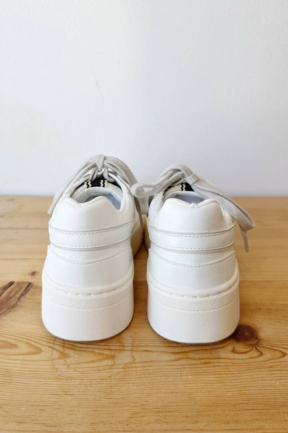 SHU SHOP Satine Platform Sneakers White US 9 4