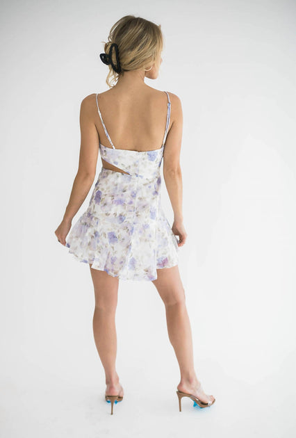 Falcon Nikita Cutout Mini Dress White XSmall 3
