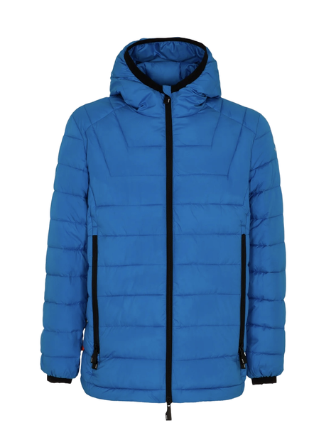 Suns Quilted Puffer Jacket Blue Small 2