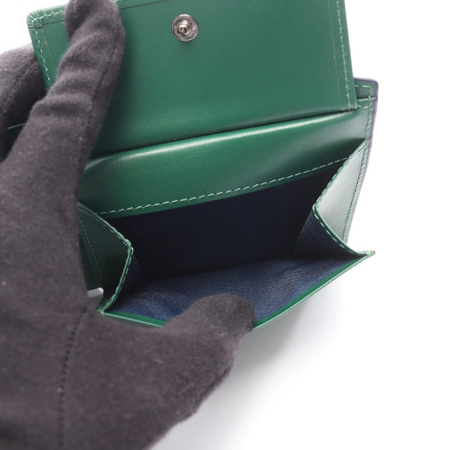 MCM Bifold Wallet Blue/Green 3