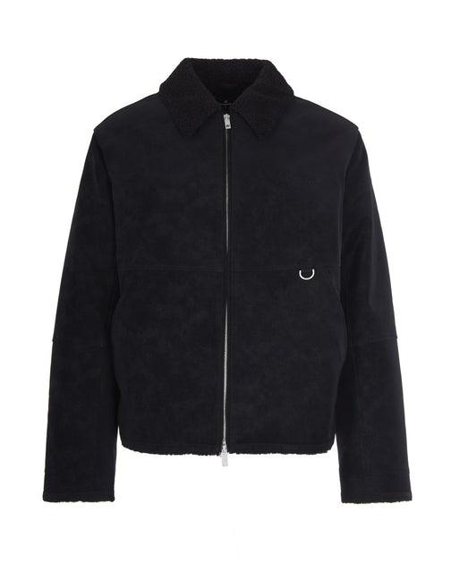 Represent Cropped Shearling Jacket Black XL 2