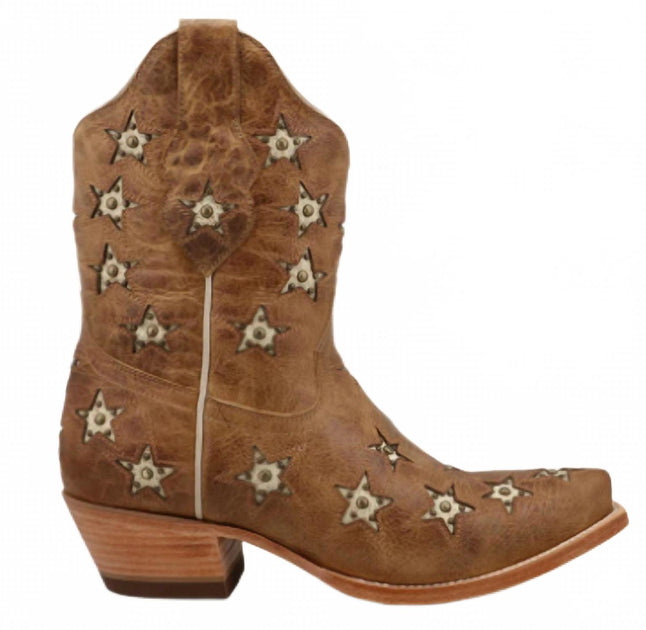 Black Star Twisted Marfa Bootie Brown US 5.5 3