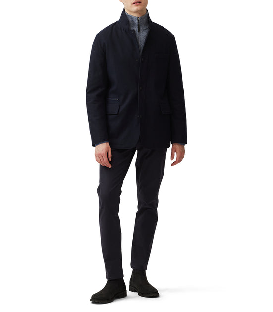Rodd & Gunn Longbush Wool-Blend Traveler Blazer Blue Small 3