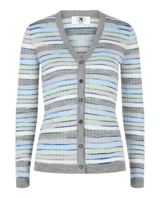M Missoni Striped Cardigan White XLarge 2