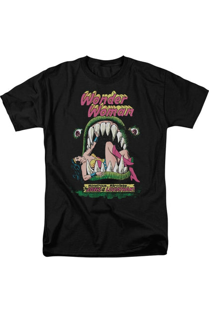 Gildan DC Comics Jaws T-Shirt Noir 2