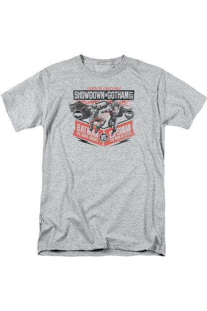 Gildan Batman V Superman Showdown T-Shirt Grey XXL 2