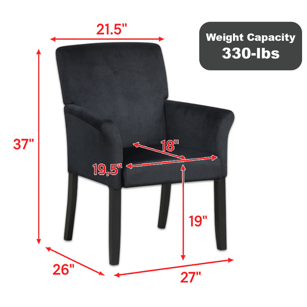 Hivvago Fabric Executive Armchair Grey 5