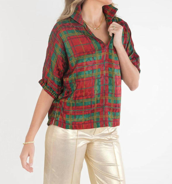 Emily McCarthy Poppy Top Red Small 2