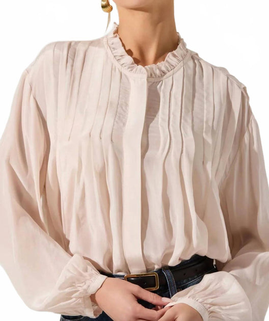 ASTR The Label Ashton Top Beige XSmall 2