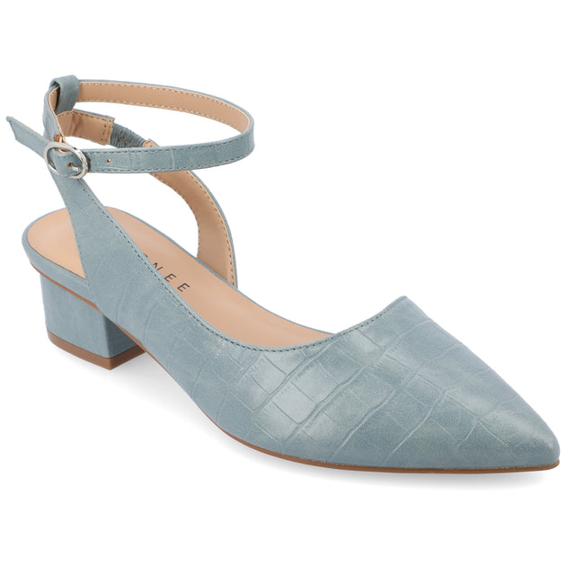Journee Collection Keefa Pump Blue US 12 2