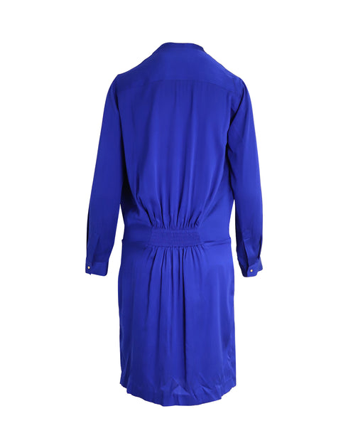 Diane von Furstenberg Wrap Dress In Blue Silk