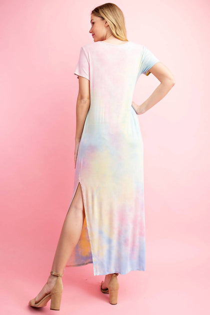 FSL Tie Dye Maxi Dress Multi Medium 4