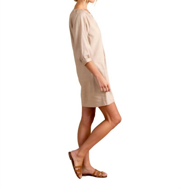 Edge Amanda Dress Beige XSmall 4