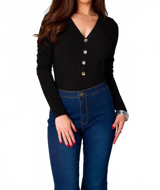 BuddyLove Harper Bodysuit Black Medium 3