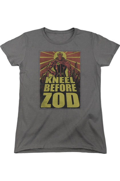Gildan Superman Zod Poster Kurzarm T-Shirt Grau Large 2
