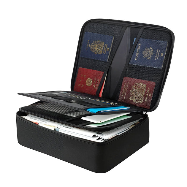 VVOR Fireproof Document Box Black 2