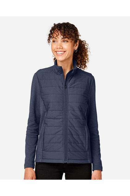 Devon & Jones Women's Charleston Hybrid Jacket Blue Medium 4