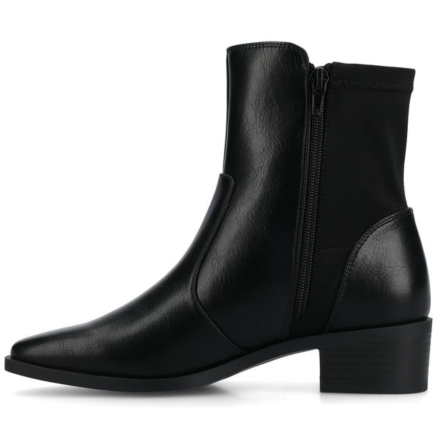 Journee Collection Renna Chelsea Boots Brown US 7.5 3