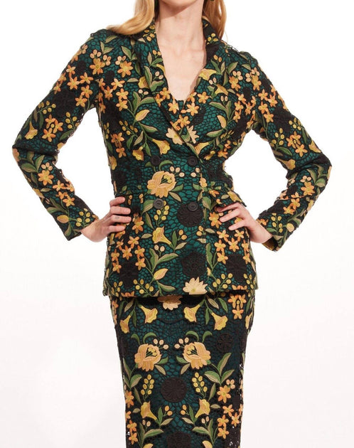 EVA FRANCO Alexey Jacket Green US 8 3