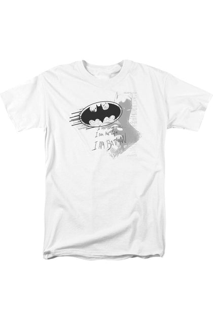 Gildan Batman I Am Vengeance T-Shirt Blanc XXL 2
