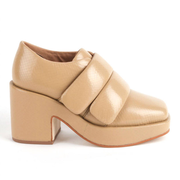 Intentionally Blank Crime Platform Loafer Gold US 9 2
