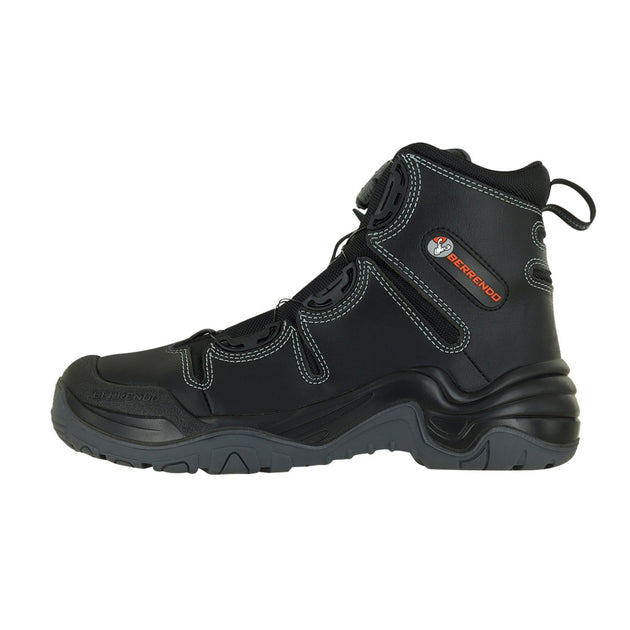 Berrendo Men's Steel Toe Work Boots Black 10 3