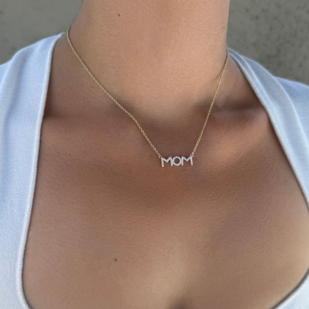 Adornia MOM Necklace Silver 3