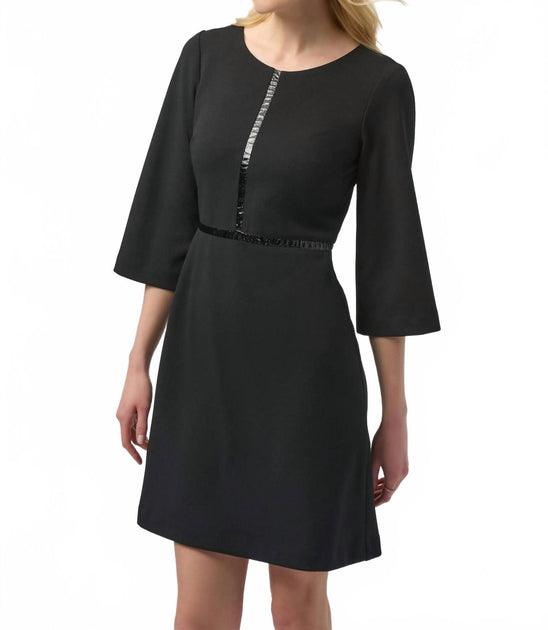 Joseph Ribkoff A-Line Dress Black US 8 4