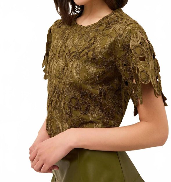 Marie Oliver Pelumi Top Green Large 4