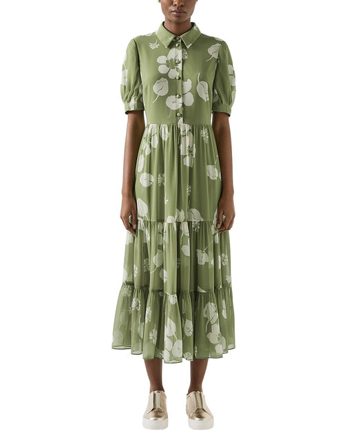 LK Bennett Rumi Kleid Grün UK 18 2