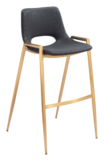 Hivvago Desi Barstool Black Gold 2