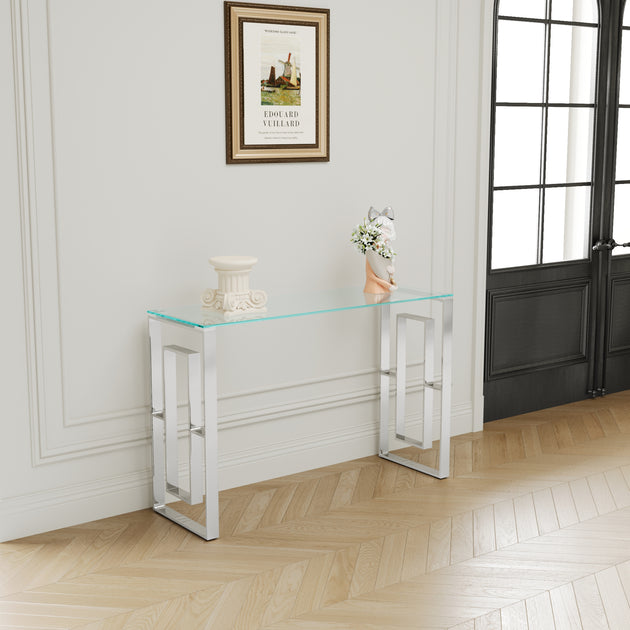 Streamdale Console Table Glass 4