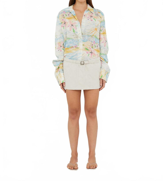 Christopher Esber Crimped Bahia Shirt Multi US 12 3
