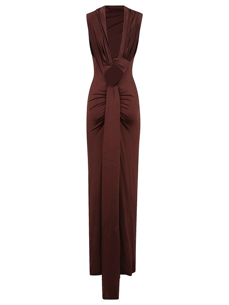 パーティードレス Victoria Beckham Sleeveless Twist Back Gown Victoria Beckham Sleeveless Twist Back Gown | ShopSimon