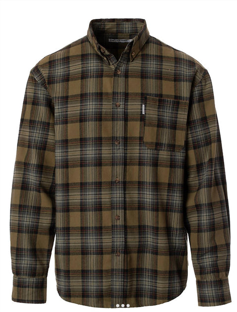 Fieldstone Woodsman Flannel Shirt Green Large 2