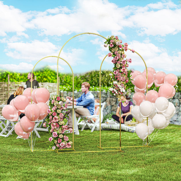Hivvago Wedding Arch Frame Set Black 5