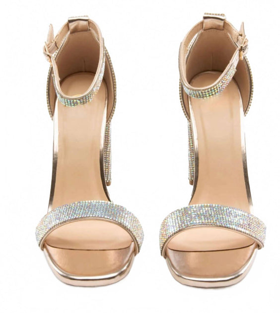 My Delicious Shoes Stepping Out Heel Silver US 9 4